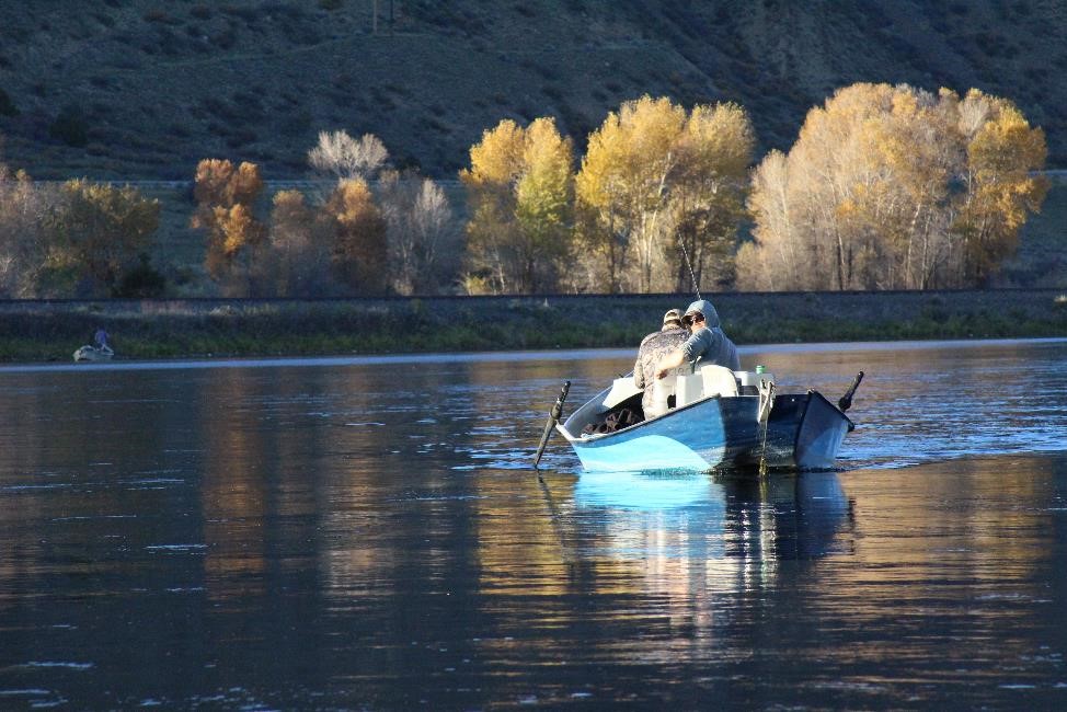 missouri river fly fish boat