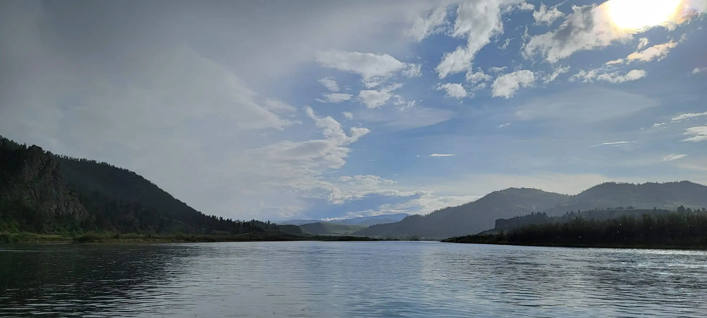 Missouri River Cloudy